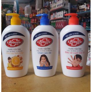 Nước rửa tay LIFEBUOY bảo vệ vượt trội 500g