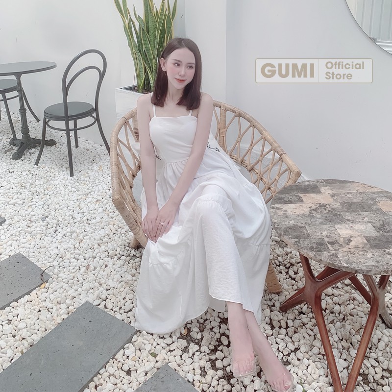 Đầm maxi dài 2 dây đi biển có mút ngực hở lưng đan dây cao cấp - Váy maxi 2 dây hở lưng đi biển xinh đẹp GM2100 | BigBuy360 - bigbuy360.vn