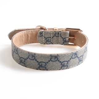 Vòng cổ và dây dắt hiệu gucci cho cún