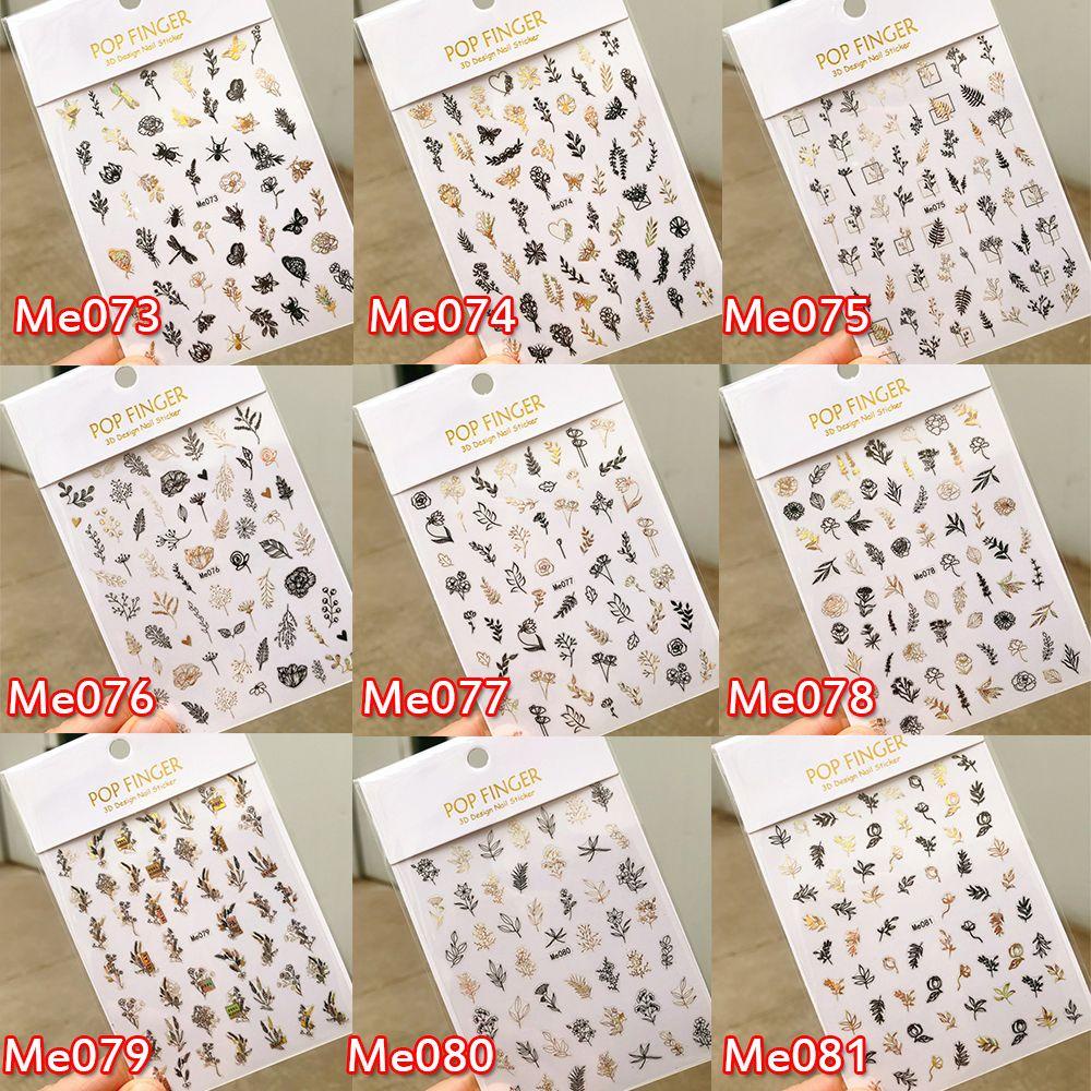 Miếng Dán Trang Trí Móng Tay Độc Đáo Sáng Tạo|Miếng Dán Trang Trí Móng Tay 3D Hình Lá Phong DIY