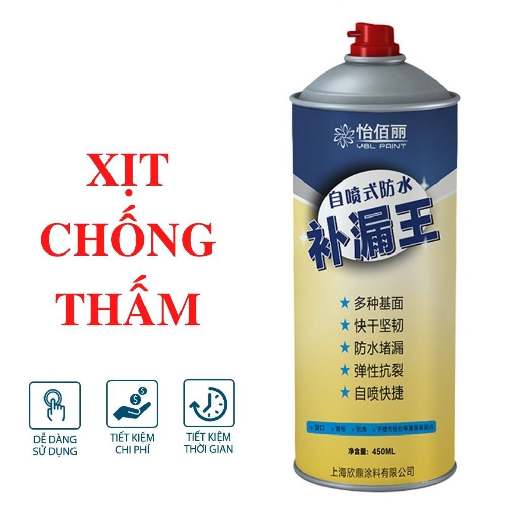 Bình Xịt Chống Thấm, Bình Xịt Chống Dột, Sơn Chống Thấm Tường Nhật Bản