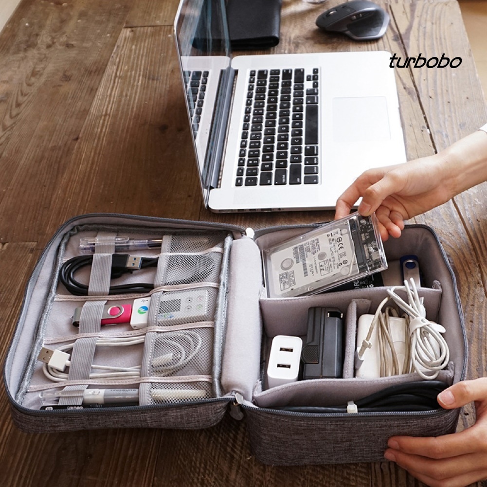 Túi Đựng Phụ Kiện Điện Tử Turbobo Chống Thấm Nước Tiện Dụng