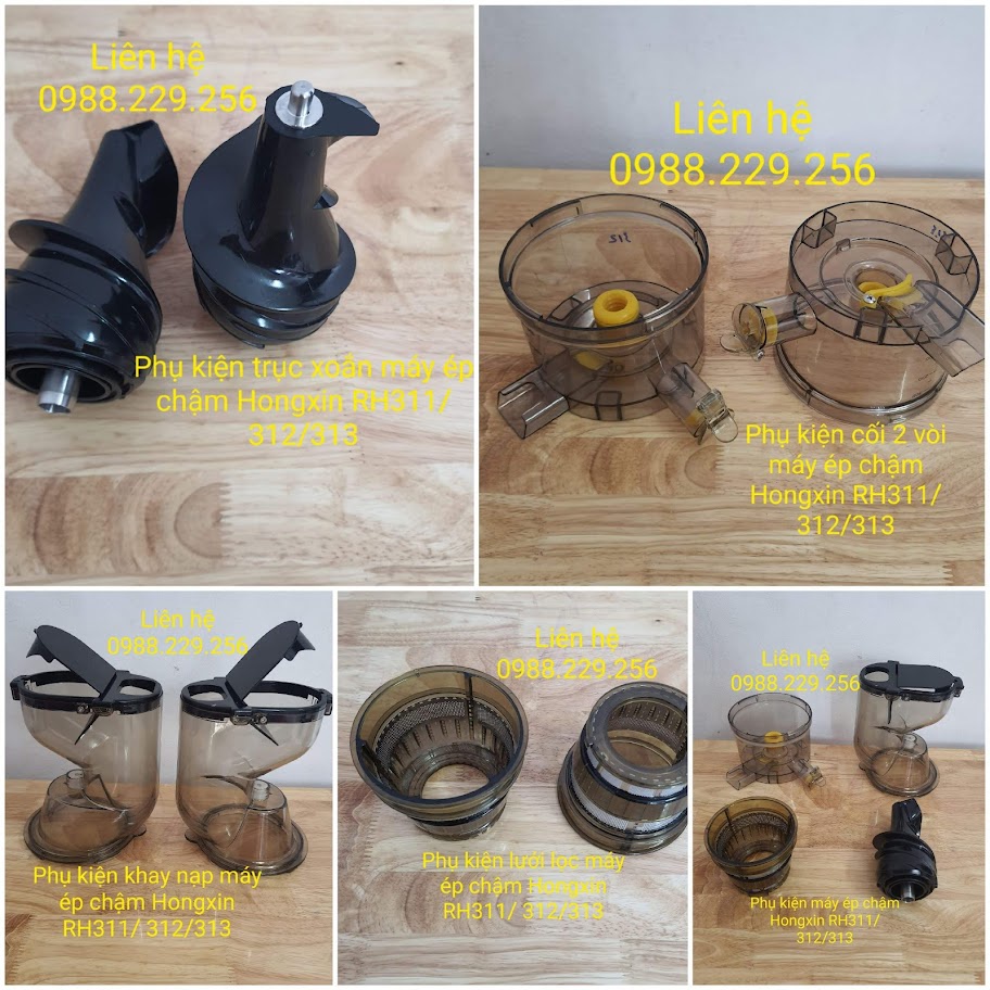LINH KIỆN - PHỤ KIỆN MÁY ÉP CHẬM HONGXIN RH312 RH311 RH313