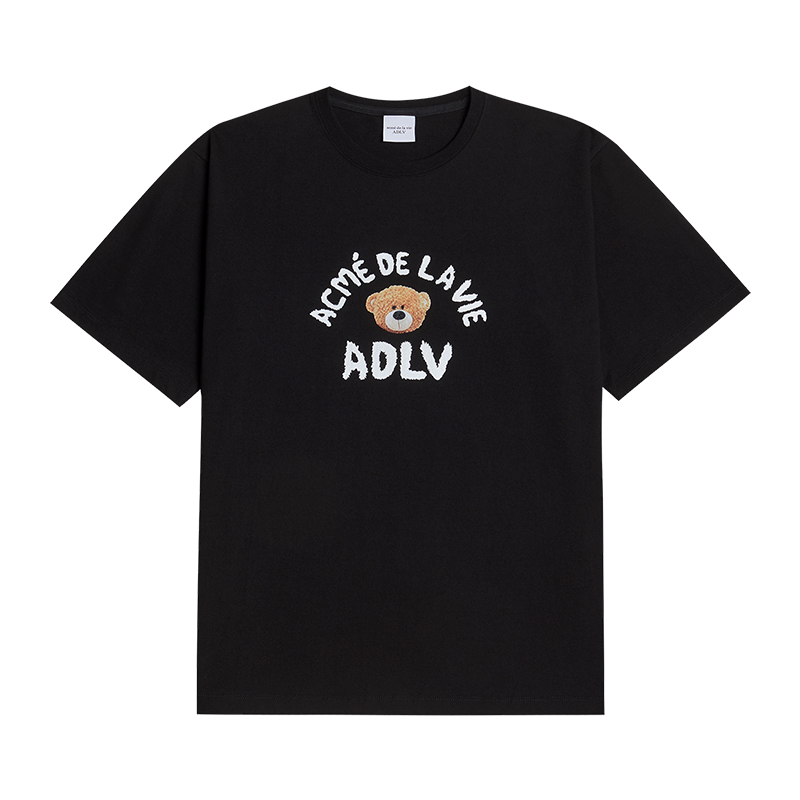 ADLV Áo Thun Ngắn Tay In Hình Gấu Teddy Thời Trang Dành Cho Cả Nam Và Nữ