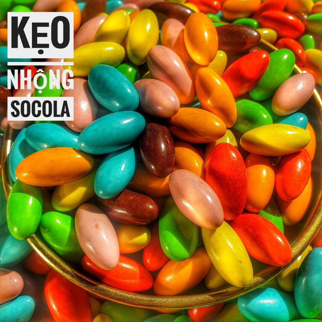 Kẹo Nhộng Socola - Lon 500gr