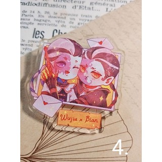 Pin cài trong suốt 5cm (Identity V)