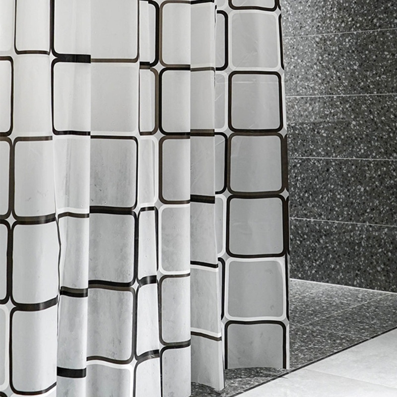 Rèm Cửa Peva Chống Thấm Nước Kèm Móc Treo Tiện Dụng