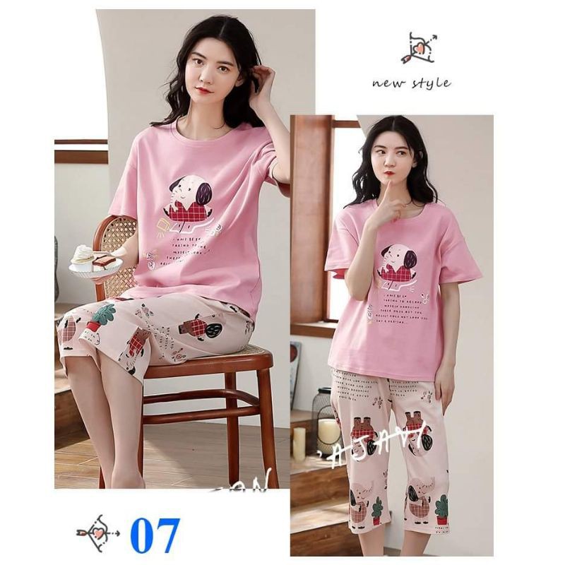 Bộ quần áo ngủ họa tiết MS 001 | BigBuy360 - bigbuy360.vn