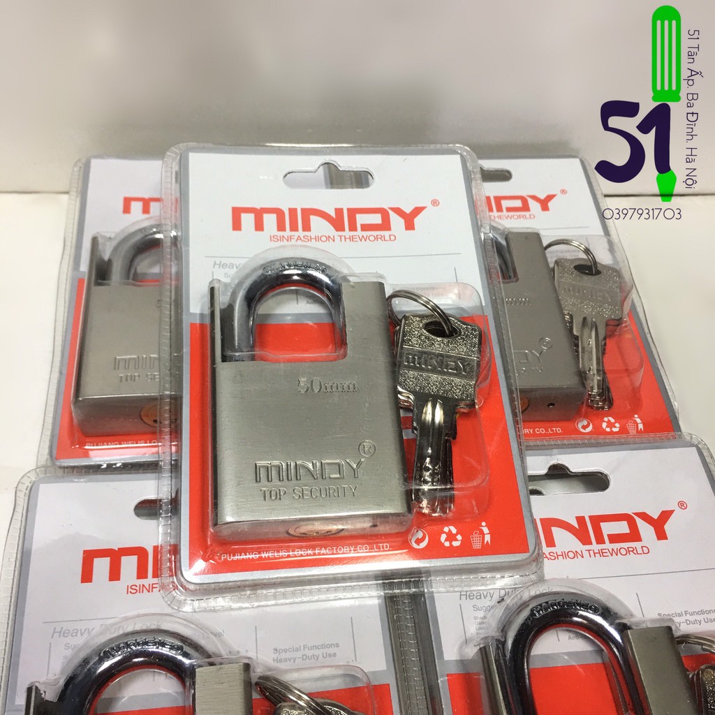 Ổ khóa | Khoá cửa MINDY ⚜️FREESHIP⚜️ chống trộm - chống cắt 50mm, 60mm