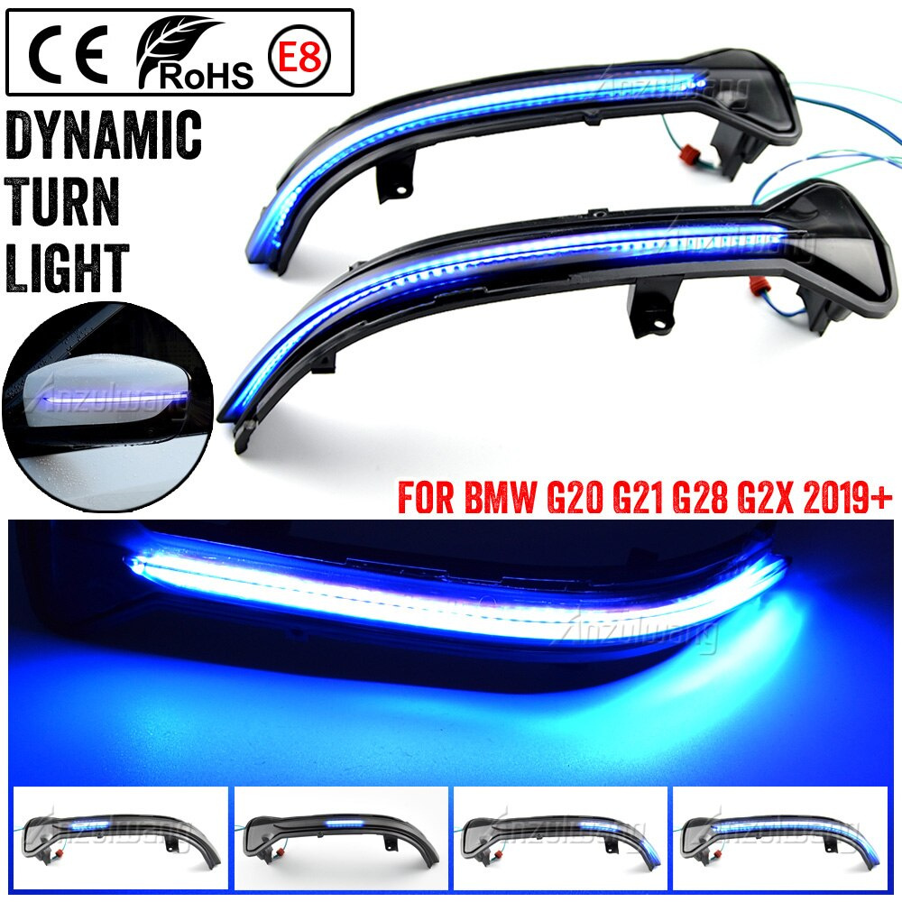 Đèn Led Xi Nhan Nhấp Nháy Gắn Gương Chiếu Hậu Cho Bmw 3er G20 G21 G28 G2X 2019 2020