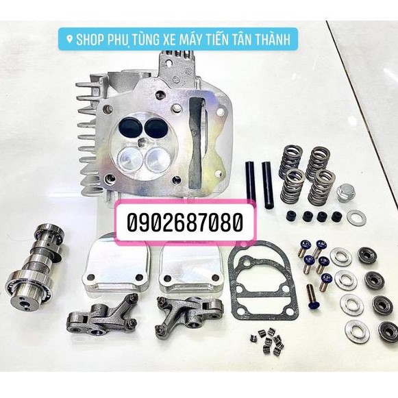 Bộ đầu bò SUMRACING 4 Valve 21/24 TA RACING cho FUTURE 125 xăng cơ / Fi