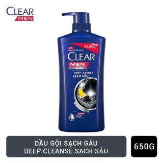 Dầu gội Clear men 650g