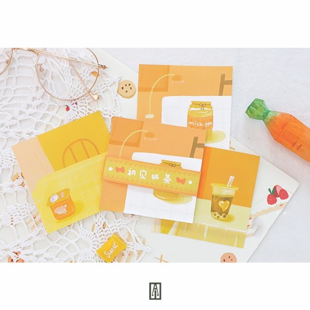 Set giấy ghi chú hình vẽ illustration - Illustration memo set