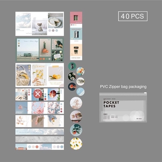 Set 40 Miếng Dán Trang Trí Dễ Thương