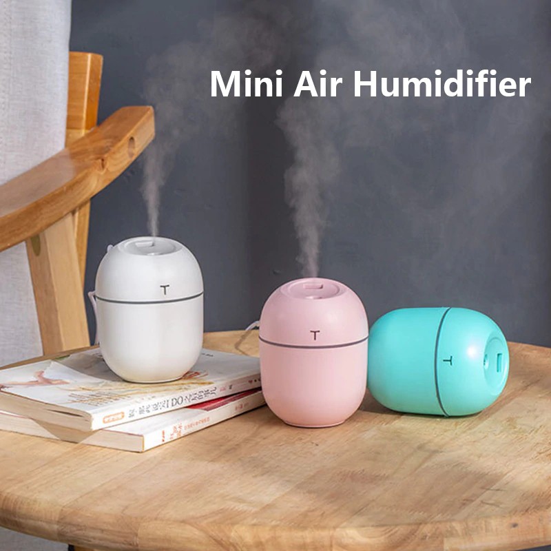 Máy xông tinh dầu mini phun sương khuếch tán tinh dầu tỏa hương thơm cho phòng ngủ và trong xe hơi khử khuẩn
