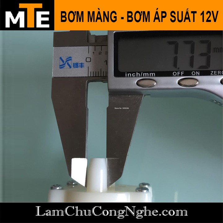 Bơm màng - Bơm nước tự mồi 12V Sử dụng động cơ 365