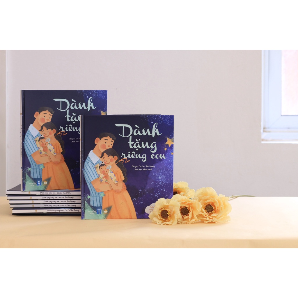 Cuốn Dành Tặng Riêng Con bìa cứng - Sách thơ Thai Giáo cho mẹ bầu Hạnh phúc