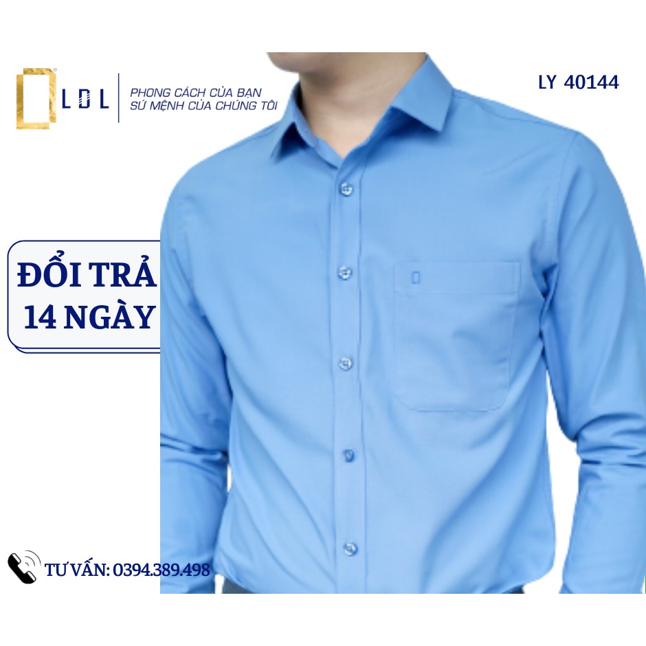 Áo sơ mi nam công sở LDL, sơ mi nam trơn ngắn tay dài tay cao cấp, chất liệu bamboo | BigBuy360 - bigbuy360.vn