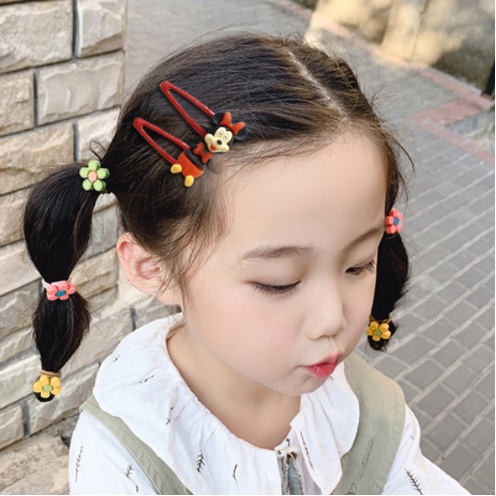 [Hàng mới về] Kẹp tóc Set 2 cái Mickey , Voi đáng yêu đi theo Cặp - Kẹp tóc cho bé