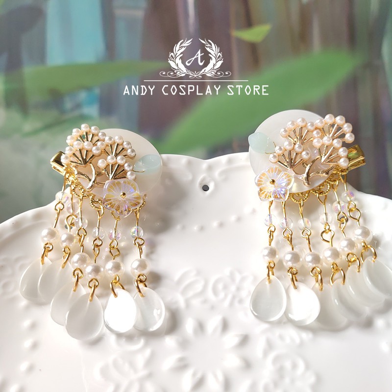 [CÓ SẴN] Cài tóc cổ trang hoa 4