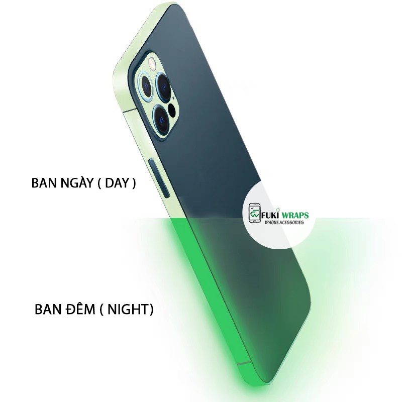Combo 2 Bộ Dán Viền Dạ Quang Dành Cho IP 13promax , 13pro , 13mini , ip13 , 12promax , 12pro , 12mini  - FukiShop