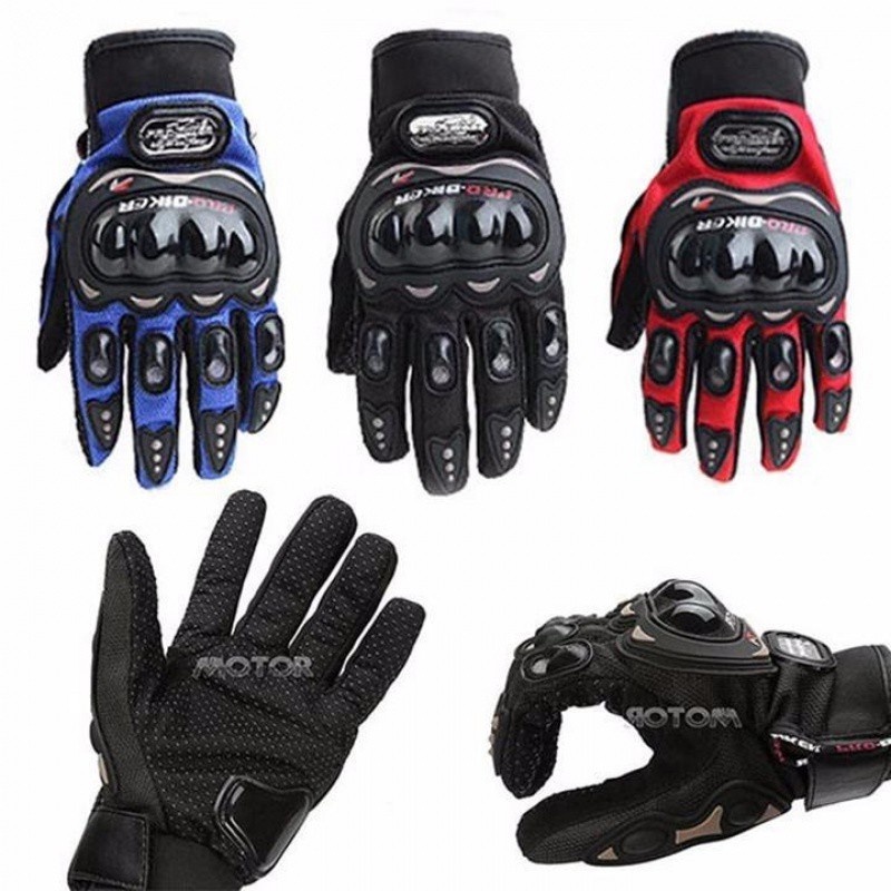 Găng Tay Phượt ,Găng Tay Bảo Hộ Xe Máy ProBiker Dài Ngón Có Gù Havana Outdoor - Có Đệm Nhựa Bảo Vệ Lòng Bàn Tay