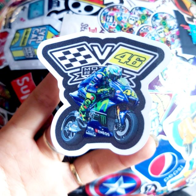 Tem Sticker Decal 46 Motor Dán Xe Giá Rẻ