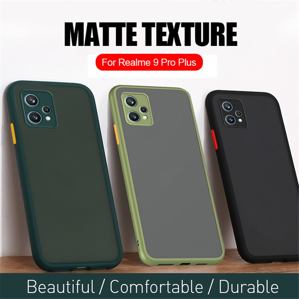 Ốp Điện Thoại Cứng Trong Suốt Chống Rơi Cho Realme 9i 9 Pro Plus 9Pro+ Realme9Pro Realme GT Neo2 Neo3 Neo 2 3