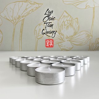 Nến Tinh Dầu Tealight Cháy Liên Tục 3 Đến 4 Giờ Không Khói, Không Mùi