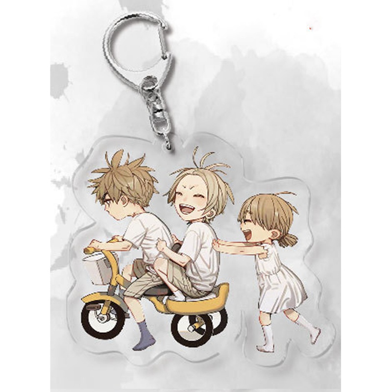 Móc khóa PVC trong suốt họa tiết hoạt hình HHDZ Anime 19 Days