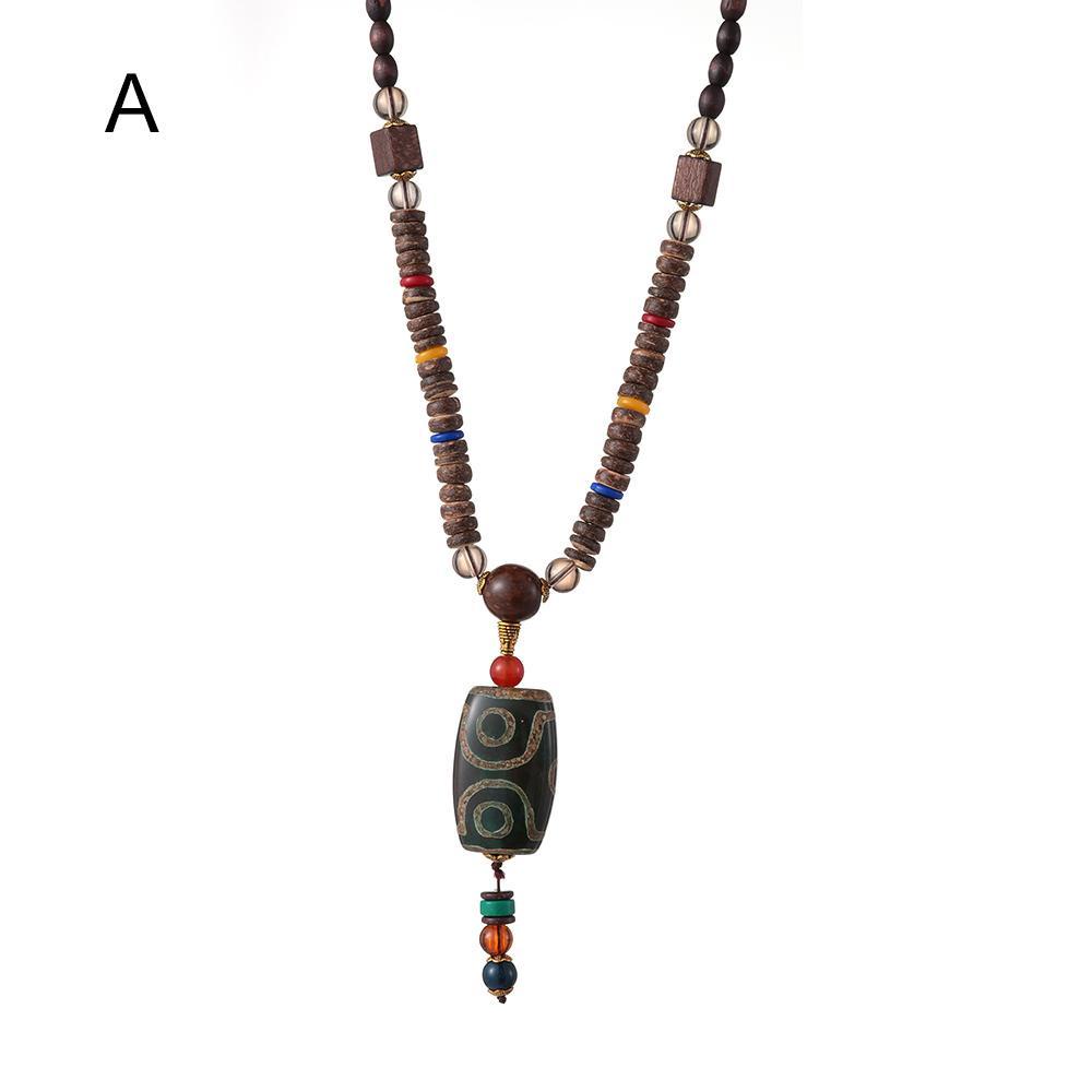 ORIENTLII Vòng cổ Phật Giáo Phong Cách Vintage