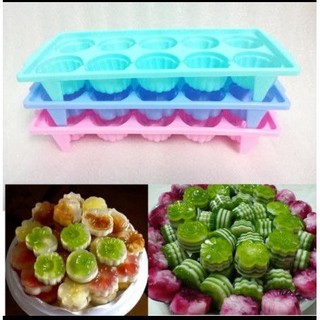 Khay đổ rau câu hình bông hoa, khay đá hình bông