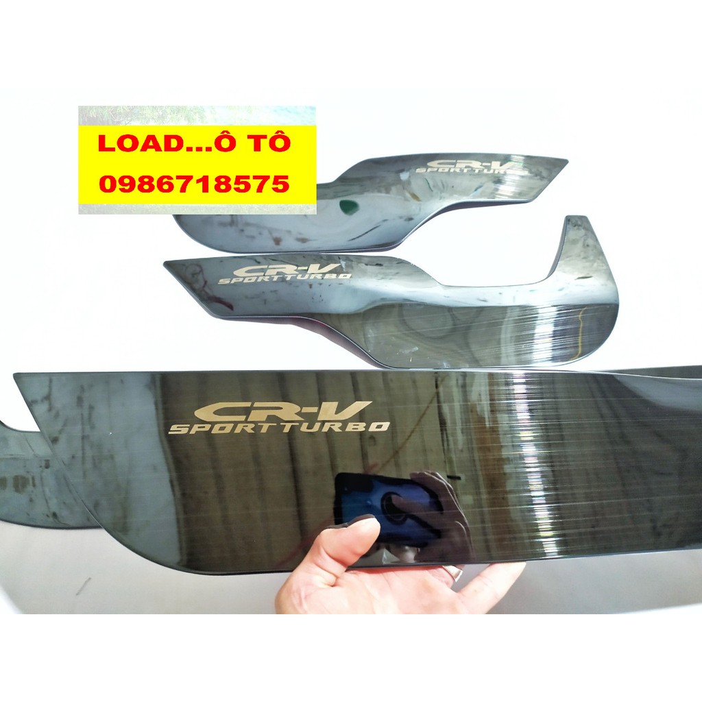 Bộ Ốp Tapli Cánh Cửa Và Ốp Màng Loa Honda CRV 2022-2018 Mẫu Titan Cao Cấp