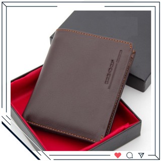 Ví Nam Đứng Da Bò Đẳng Cấp Tặng Kèm Hộp Cao Cấp | Bóp Nam Đứng Đẹp VĐ thethanhstore97
