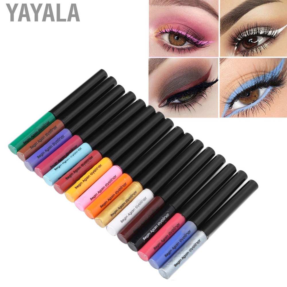 Set 16 bút kẻ mắt dạng lỏng LANGMANNI lâu trôi chống thấm/chống nhòe
 | BigBuy360 - bigbuy360.vn