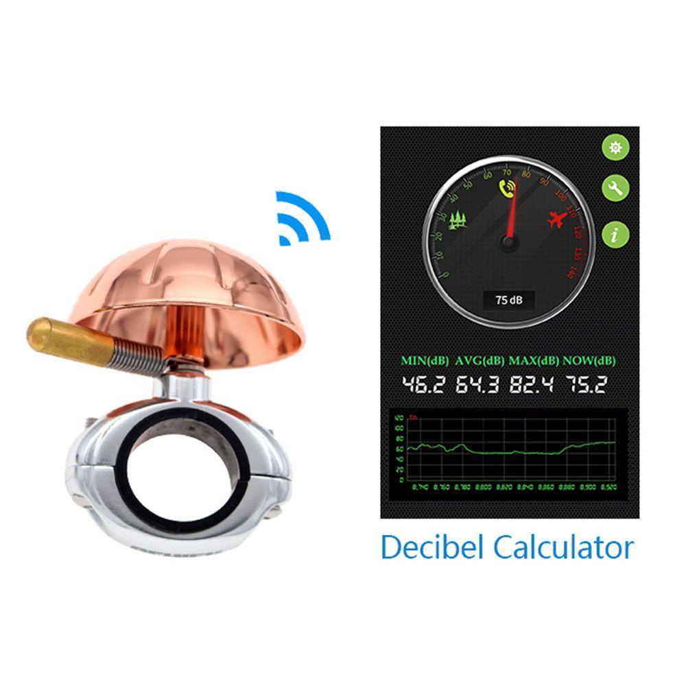 Chuông Cảnh Báo An Toàn Di Động Màu Đen Cổ Điển Cho Xe Đạp Leo Núi