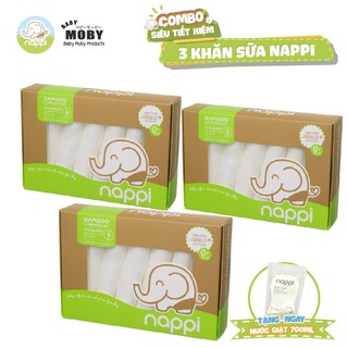 [Teppi1122] Combo 3 hộp khăn sữa Nappi