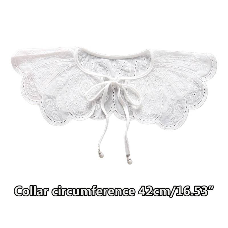 Cổ áo giả thêu họa tiết bướm xinh xắn dành cho nữ
 | BigBuy360 - bigbuy360.vn