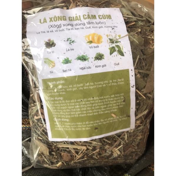 1kg Lá xông giải cảm cúm 100% tự nhiên