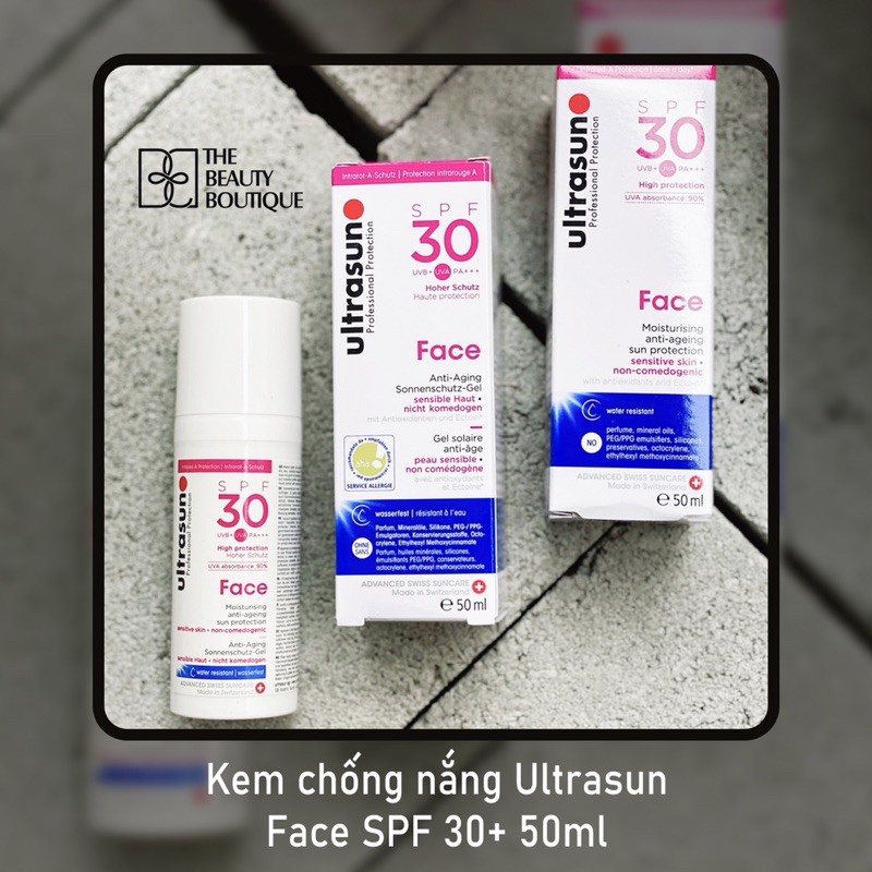 Kem chống nắng chống lão hoá cho da nhạy cảm Ultrasun Face SPF 30+ 50ml