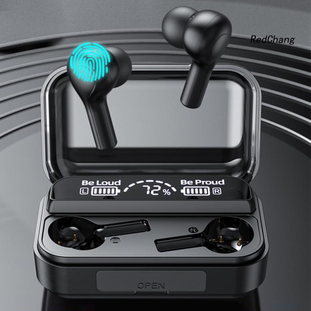 Tai Nghe Nhét Tai Rej M278 Tws Bluetooth 5.0 Không Dây Âm Thanh Sống Động Chất Lượng Cao