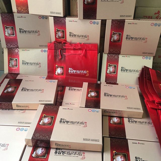 [DATE MỚI] Nước Hồng Sâm Nguyên Chất Sanga Người Lớn Hàn Quốc, Hộp  30 gói