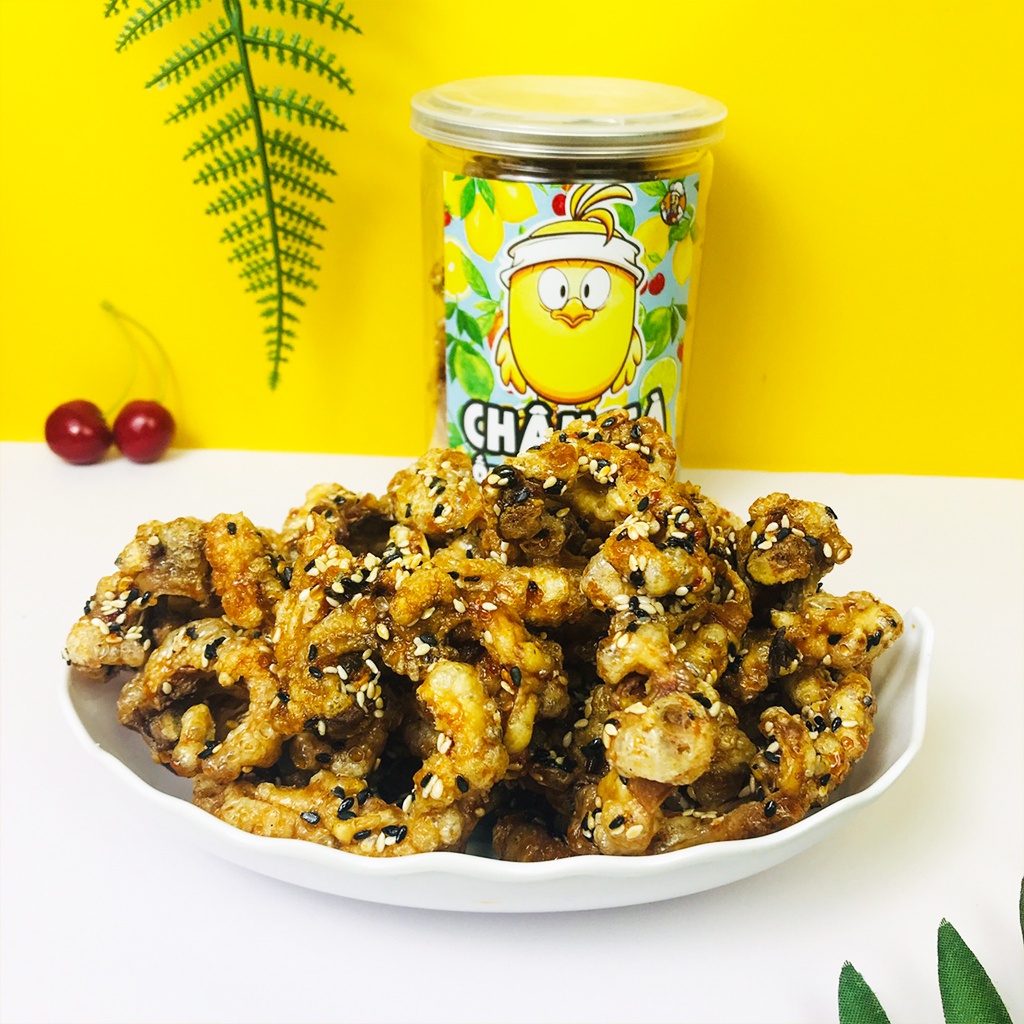 Chân gà sốt chanh dây hũ 200g đồ ăn vặt Hà My