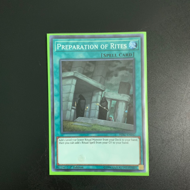 Bài yugioh: preparation of rites