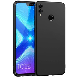 Ốp điện thoại TPU silicon mềm màu đen Huawei Honor 8X