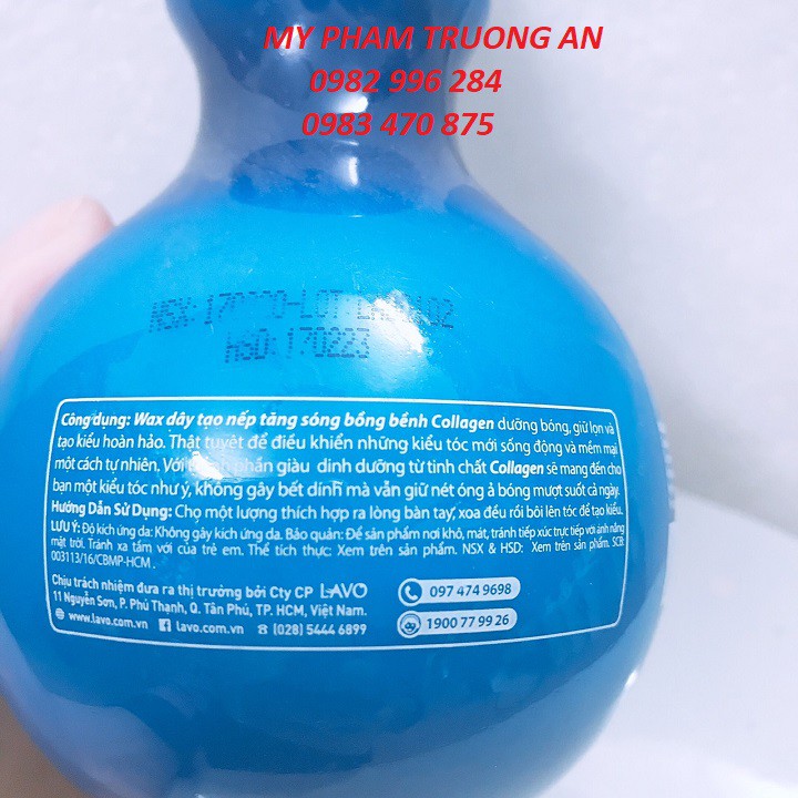 Gel dưỡng tóc xoăn lavox