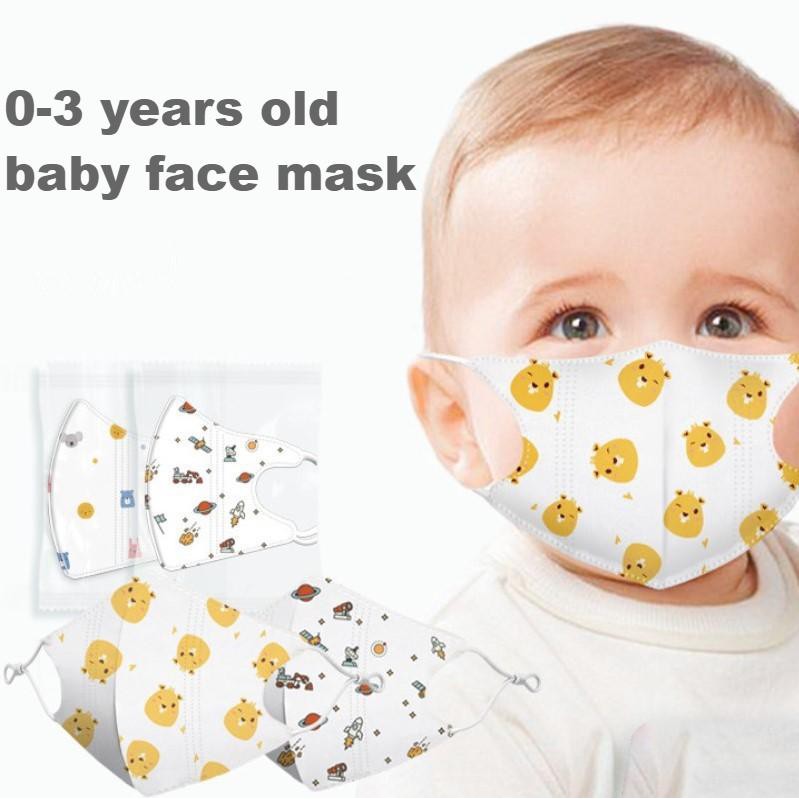 10pcs 03years old baby mask kf94 baby Masks 4ply infant Face Mask Kid