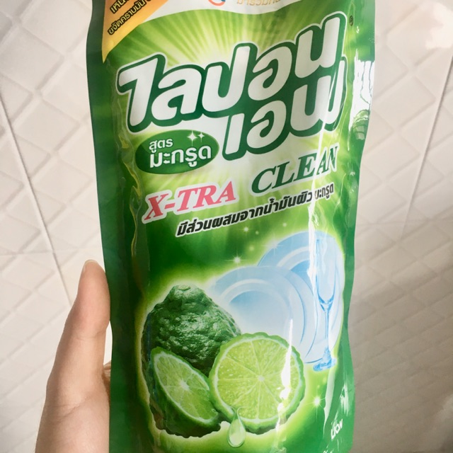 Nước rửa bát Thái Lan Lipon X-Tra Clean hương Bưởi 500ml