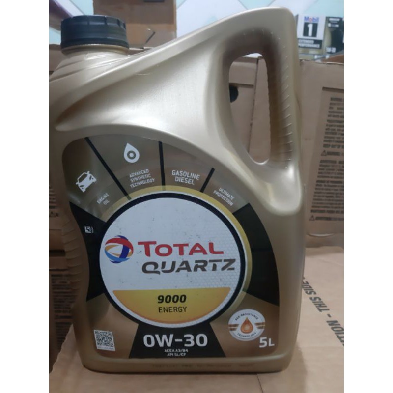 Total QUARTz 9000 0W30 can 5 lít