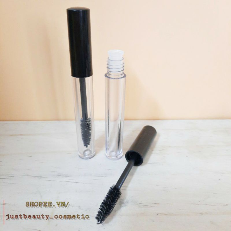 LỌ CHUỐT MI RỖNG VỎ CHAI ĐỰNG MASCARA dầu dừa mỹ phẩm dưỡng mi màu đen 5ml